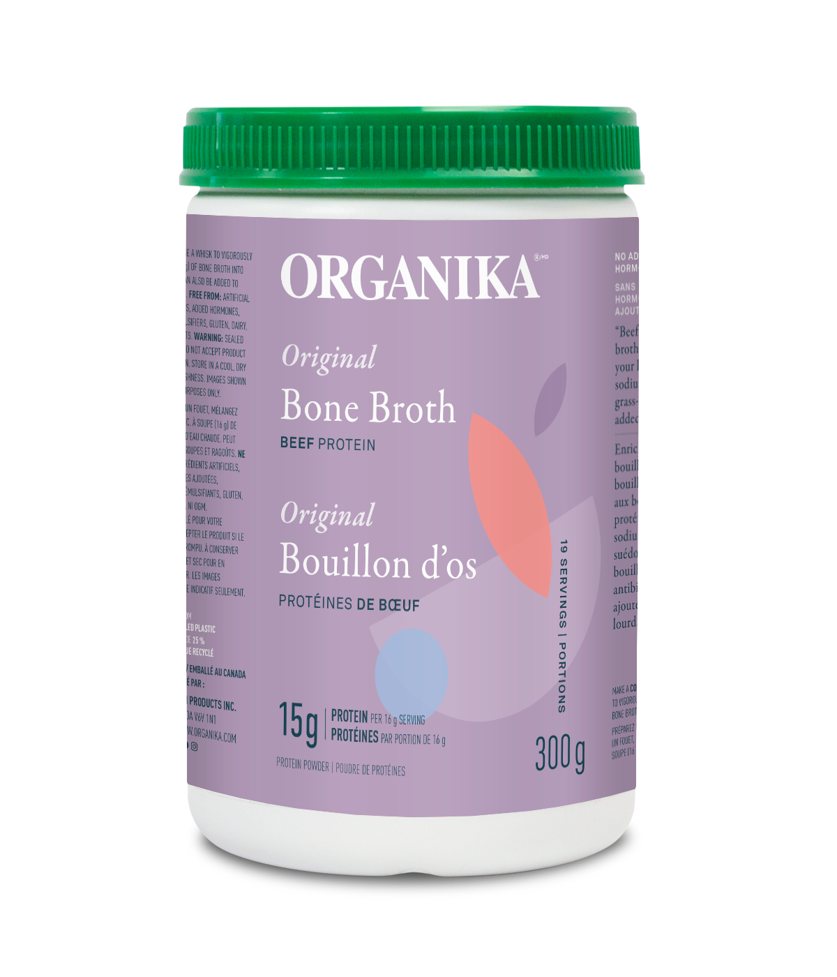 Organika Ginger Bone Broth Beef Protein 300g