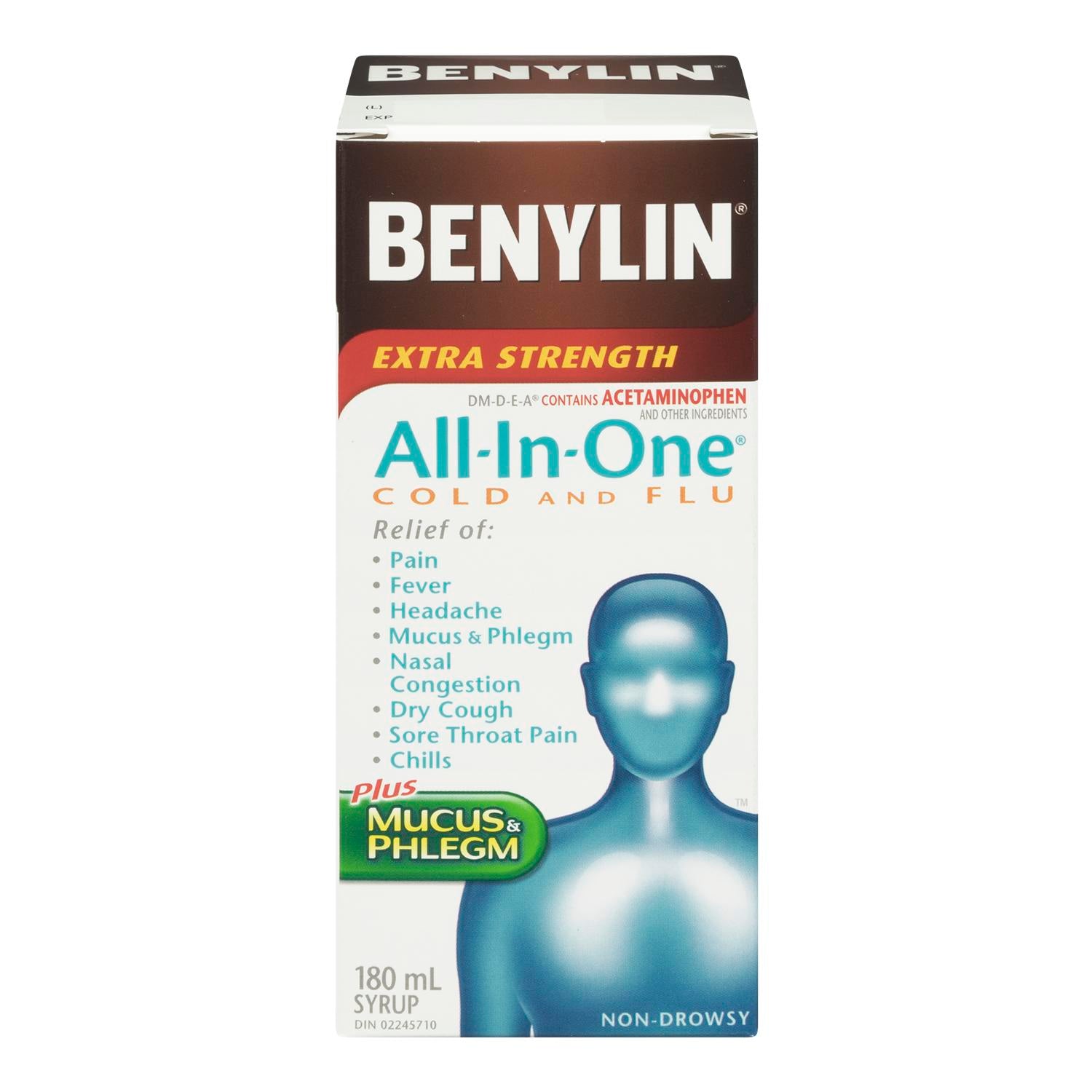 OTC Benylin All-in-one Cold & Flu Syrup 180ml