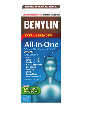 OTC Benylin Cold & Flu All-In-One Night 170ml