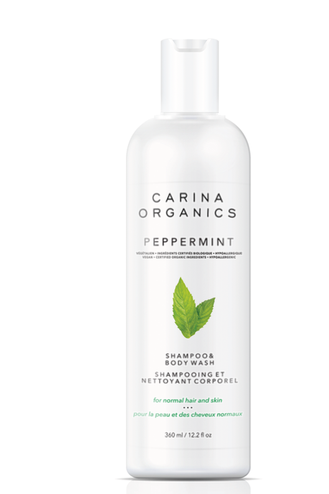 Carina Organics Shampoo & Body Wash Peppermint 360ml