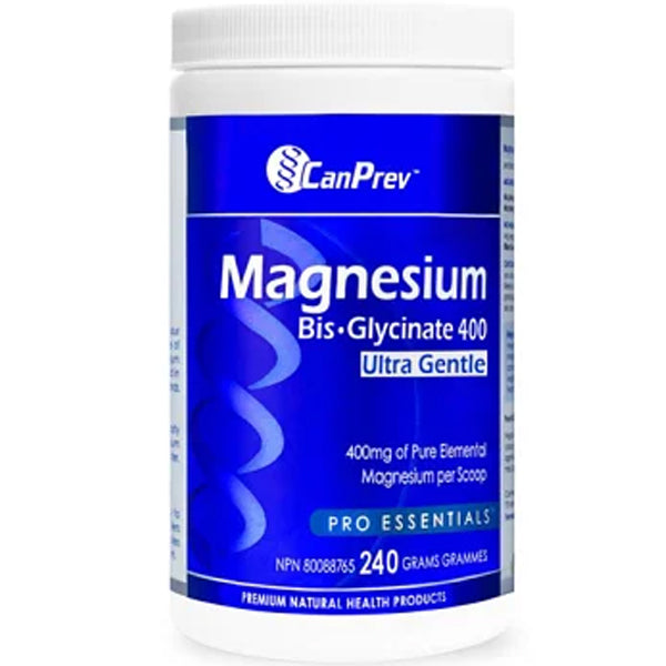 CanPrev Magnesium Bis-Glycinate 400 Ultra Gentle 240g