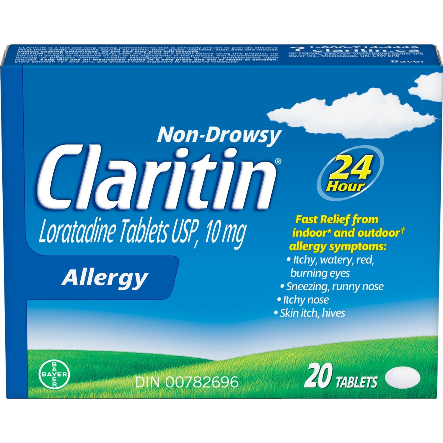 OTC Claritin 10 mg 20 Tabs