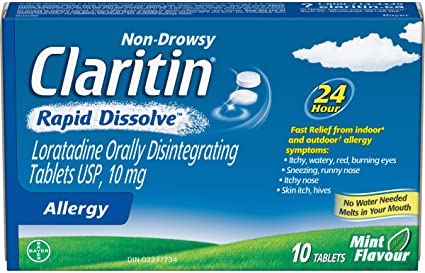 OTC Claritin Allergy Rapid Dissolve 10 Tabs