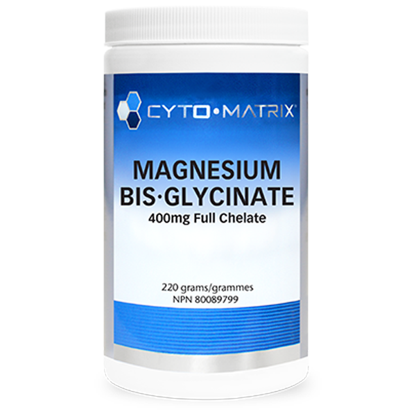 Cyto-Matrix Magnesium Bis-glycinate - 400mg Full Chelate 200 g