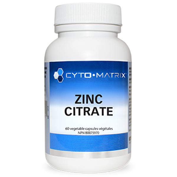 Cyto-Matrix Zinc Citrate - 50mg 60 VCaps