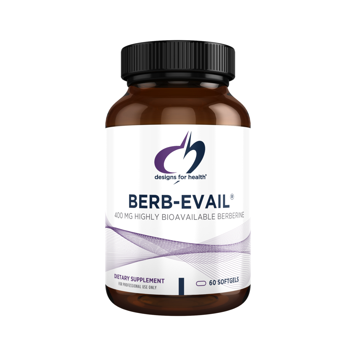 Designs For Health Berberine-Evail 60sgs (formerly Berb-Evail)