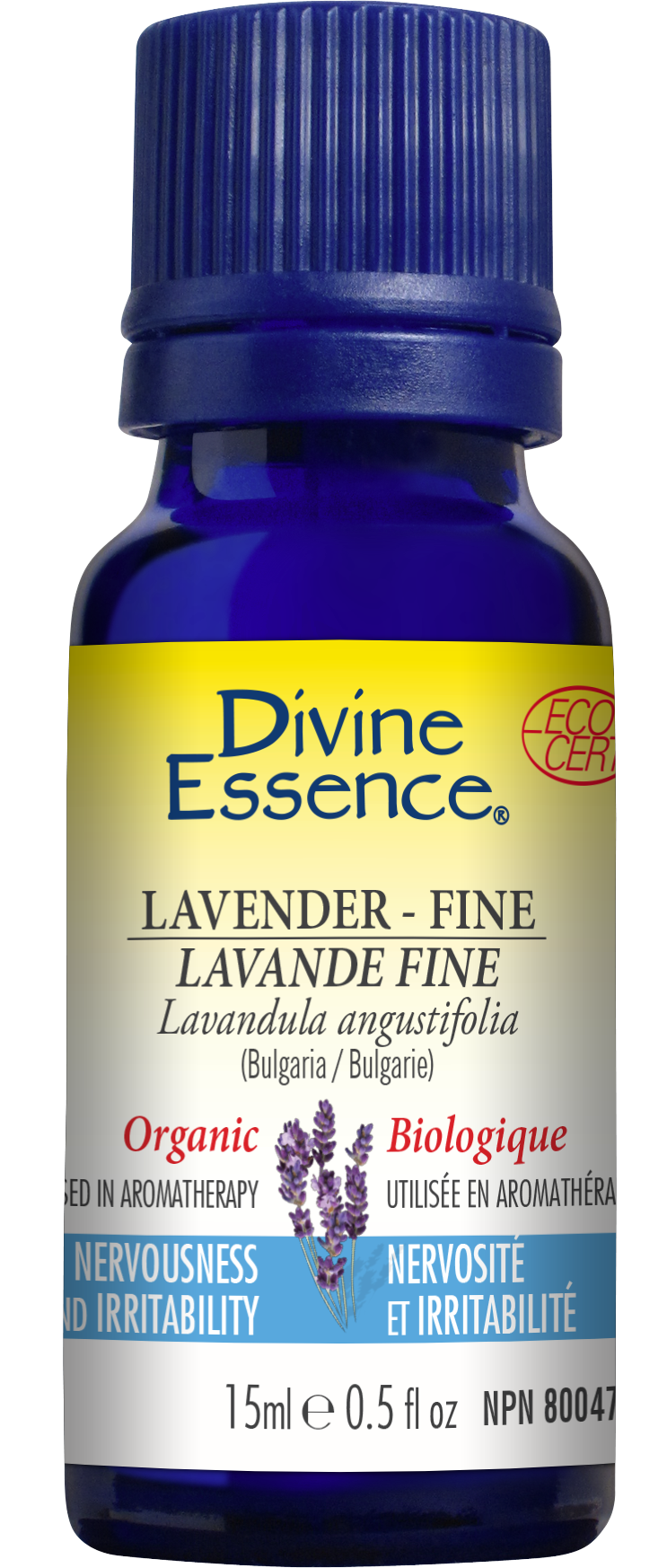 Divine Essence Lavender Fine Organic 15ml