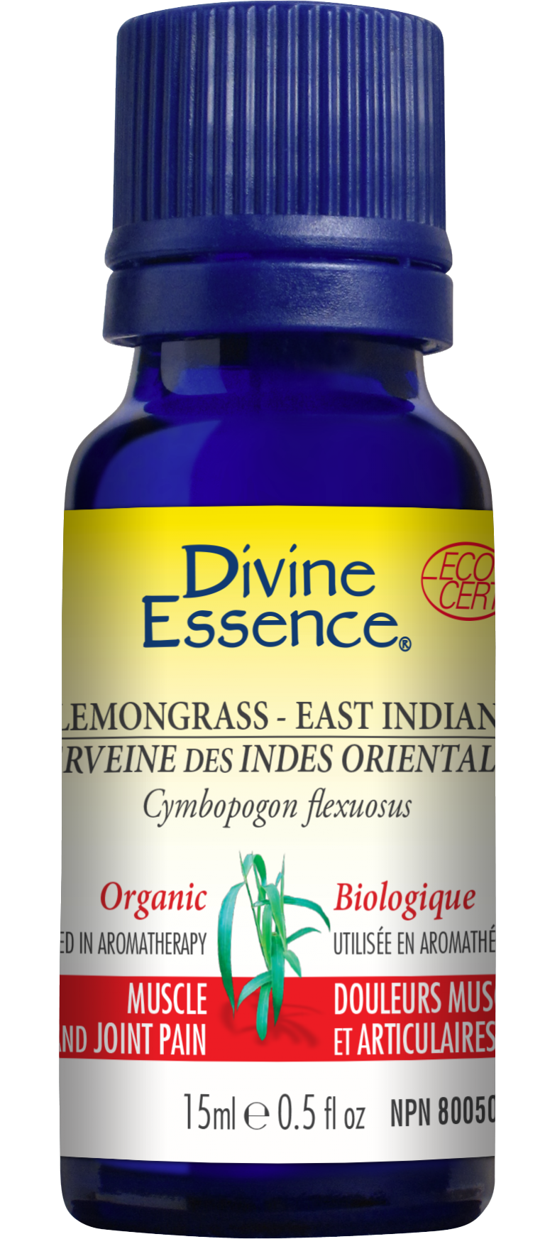 Divine Essence Lemongrass East Indian 15ml