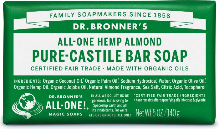 Dr. Bronner's Bar Soap Almond 140g