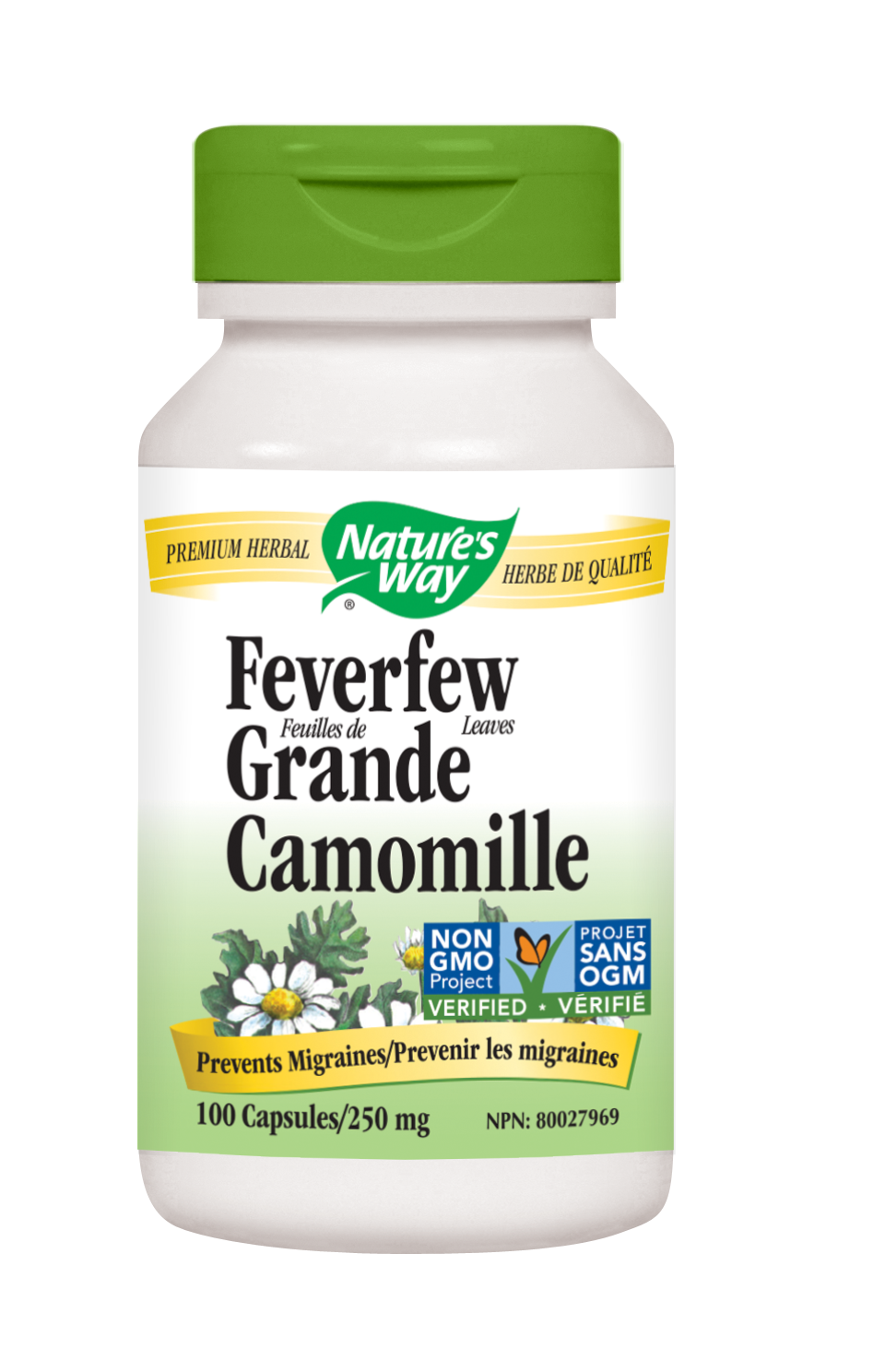 Nature's Way Feverfew Leaves 100 VCaps