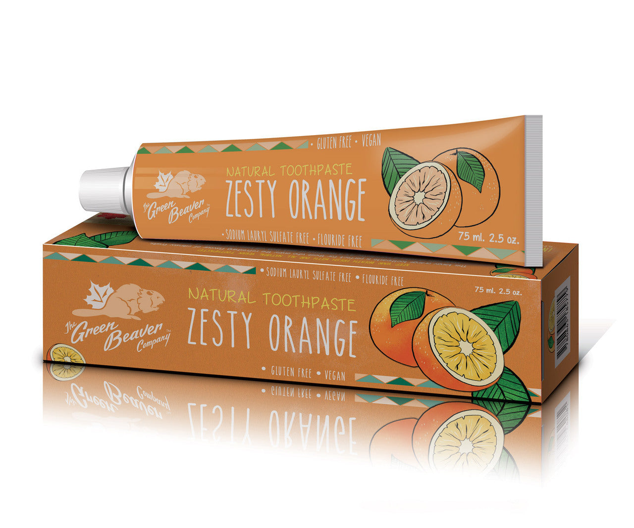 Green Beaver Toothpaste Zesty Orange 75ml