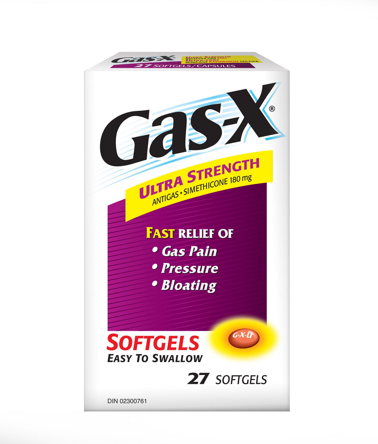 OTC Gas-X Maximum Strength 250mg 27 Sgs