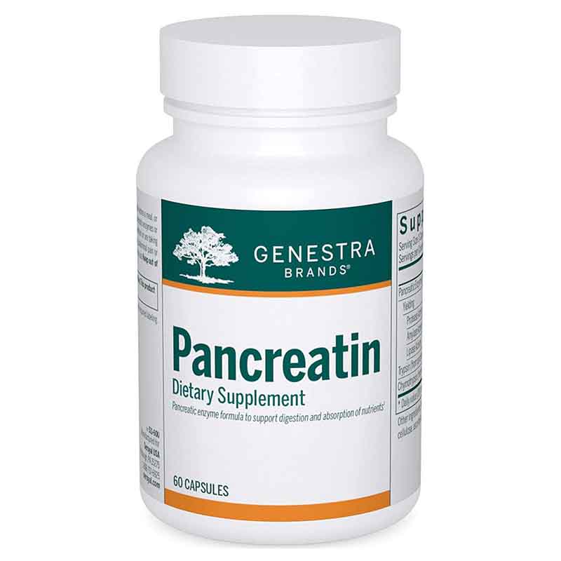 Genestra Pancreatin Enzyme Formula 60 VCaps