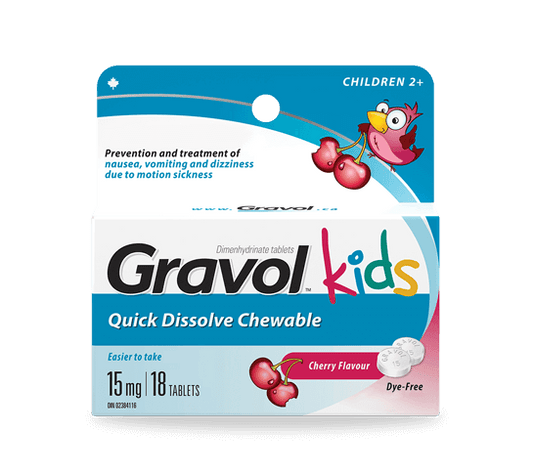 Otc Gravol Kids 15 Mg 18 Chews – Pure Integrative Pharmacy