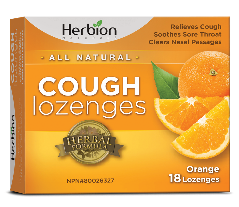 Herbion Naturals Cough Lozenges Orange 18 Loz
