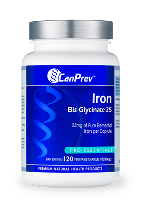 CanPrev Iron Bisglycinate 25 mg 120 VCaps