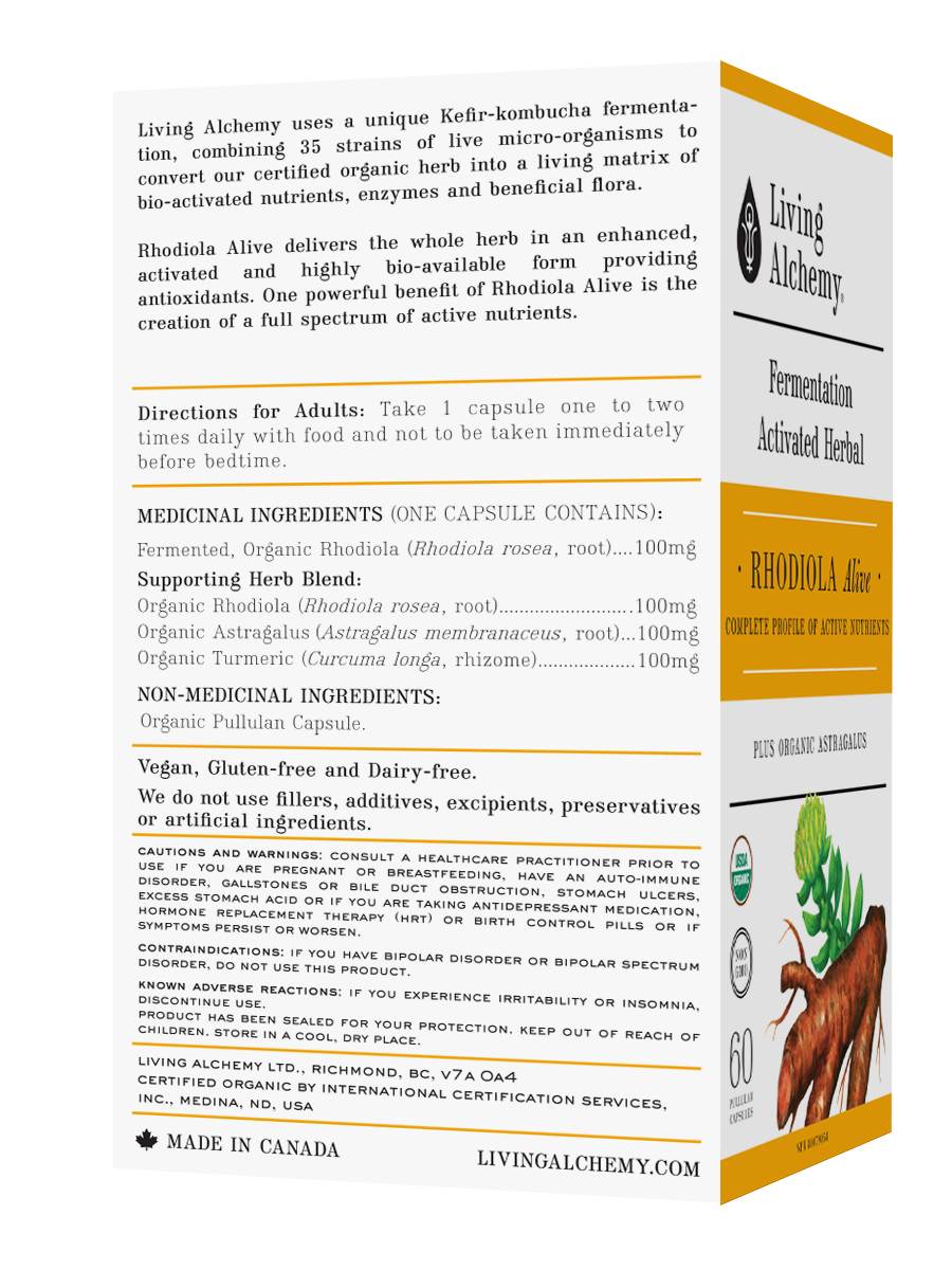 Living Alchemy RHODIOLA Alive
