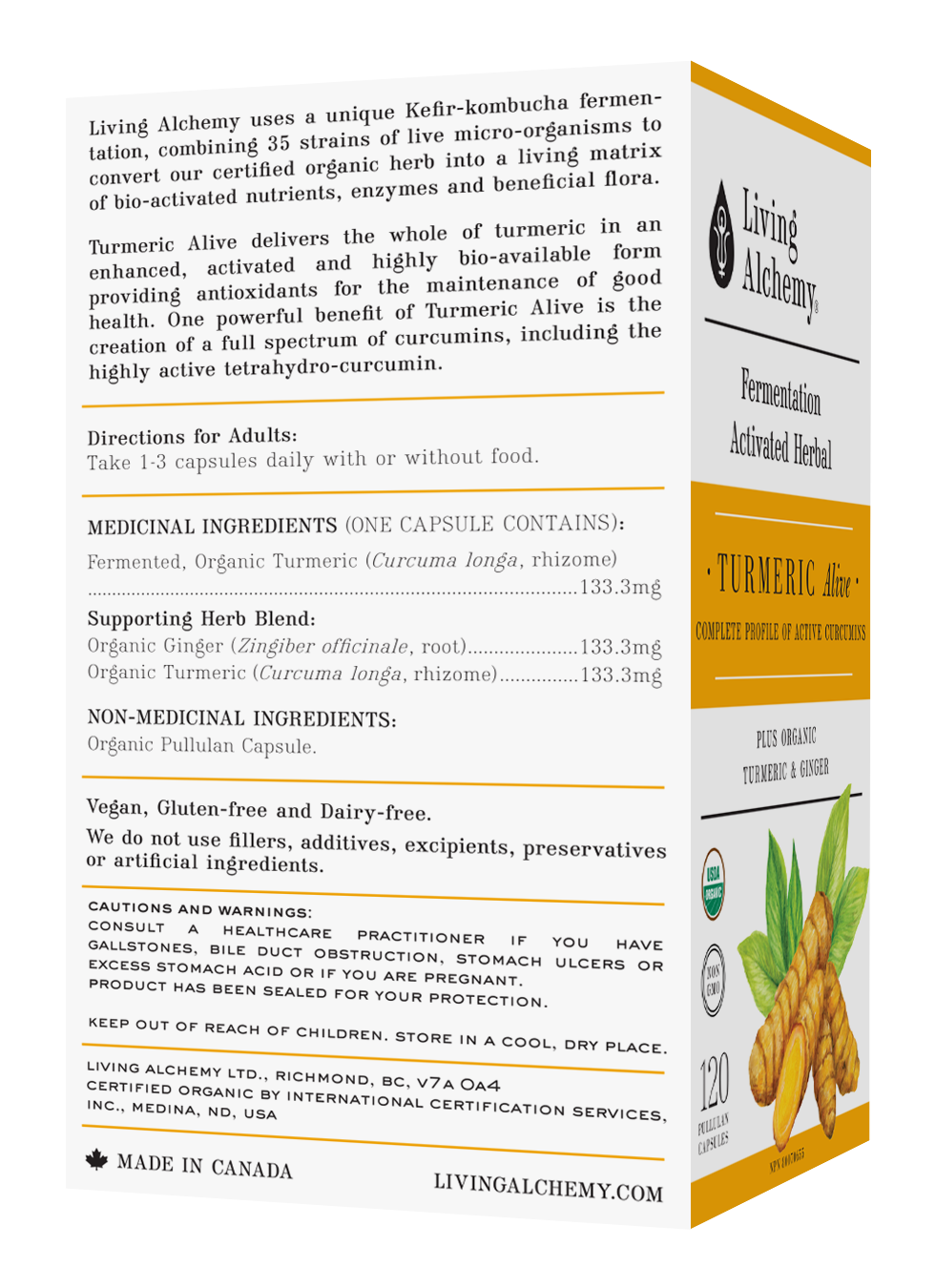 Living Alchemy TURMERIC Alive