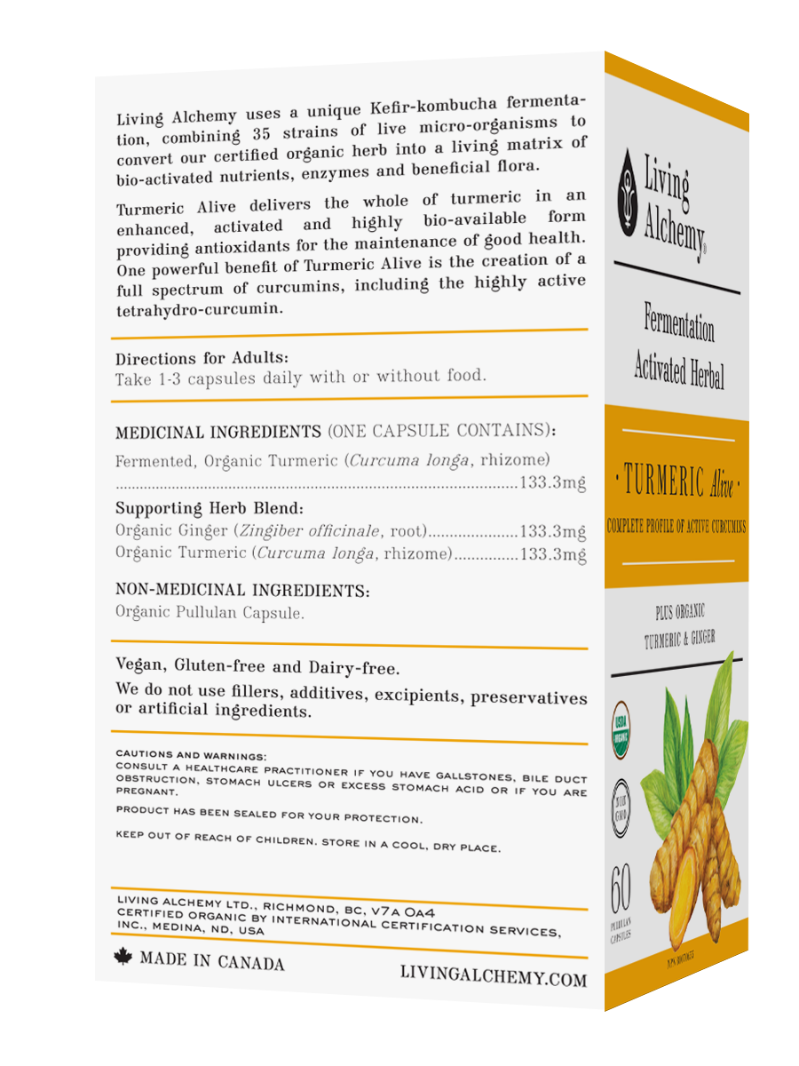 Living Alchemy TURMERIC Alive