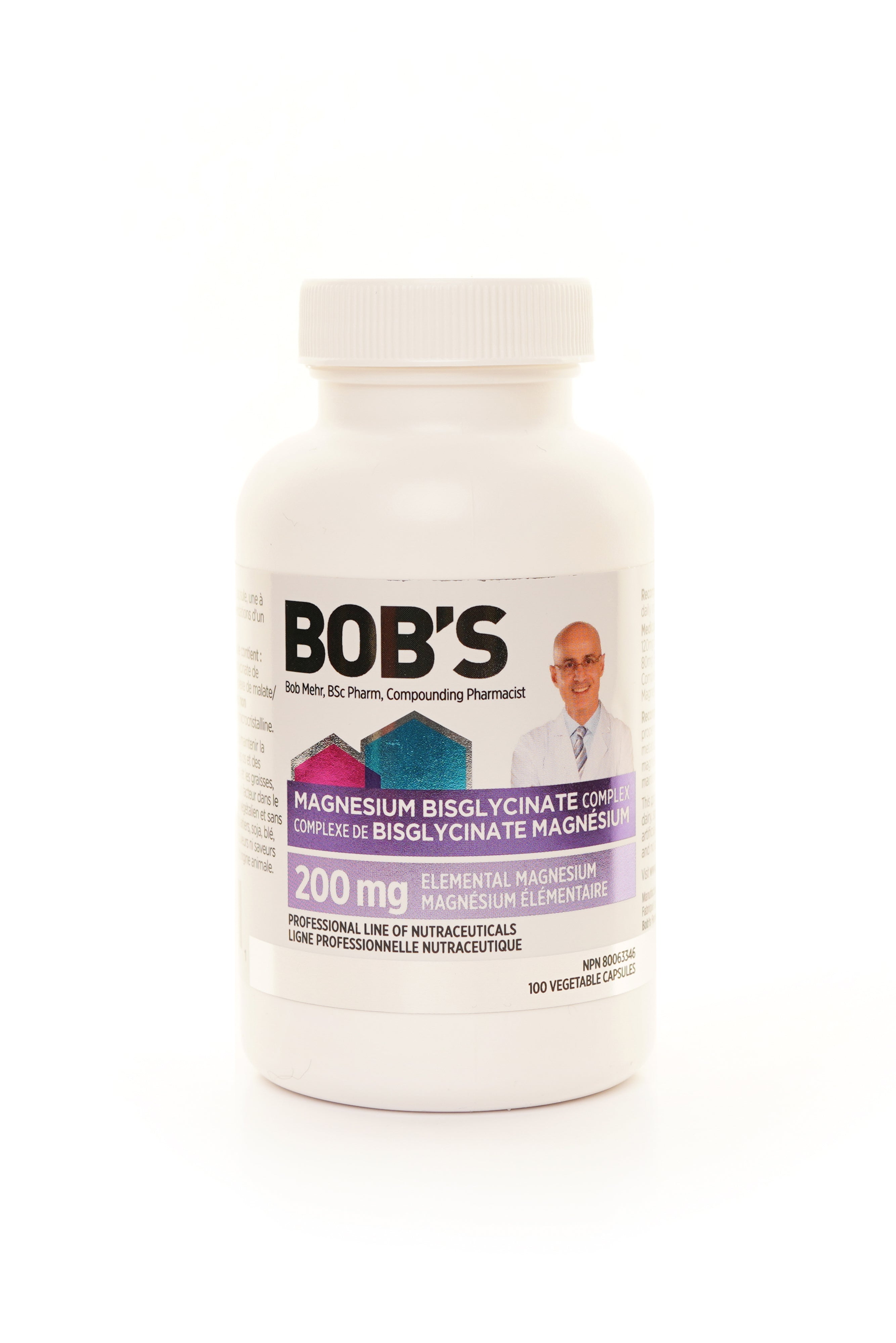 Bob's Magnesium Bisglycinate 200mg