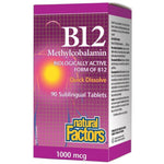 Natural Factors B12 Methylcobalamin 1000mcg