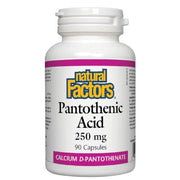 Natural Factors Pantothenic Acid 90 Caps