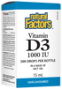 Natural Factors Vitamin D3 1000iu 15ml