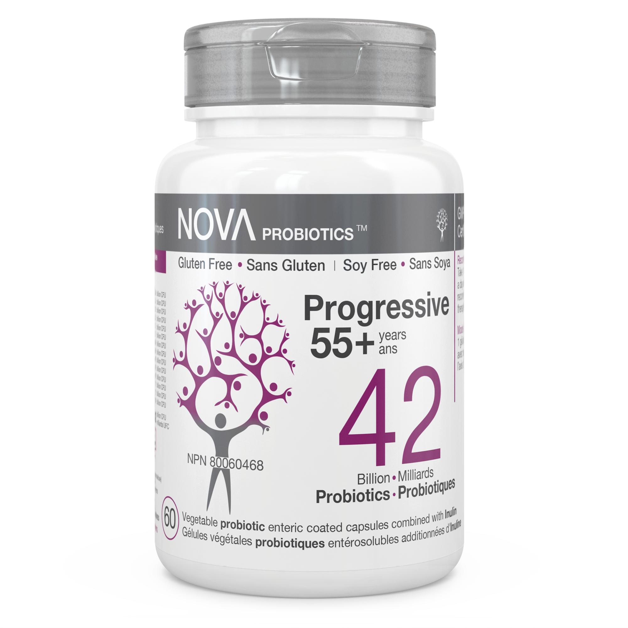 Nova Probiotics Progressive 55+ 42b 60 VCaps