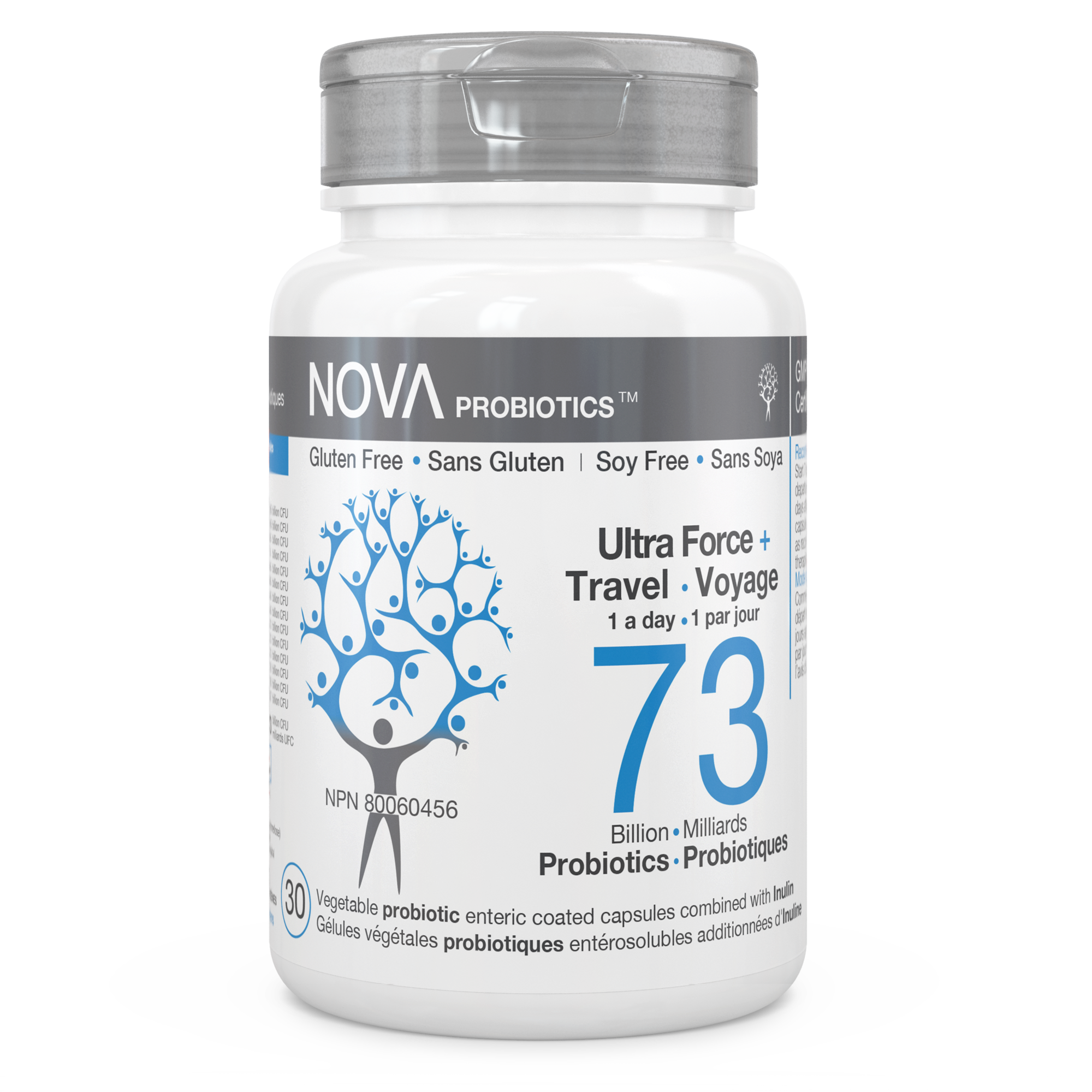 Nova Probiotics Ultra Strength & Travel 73b 30 VCaps