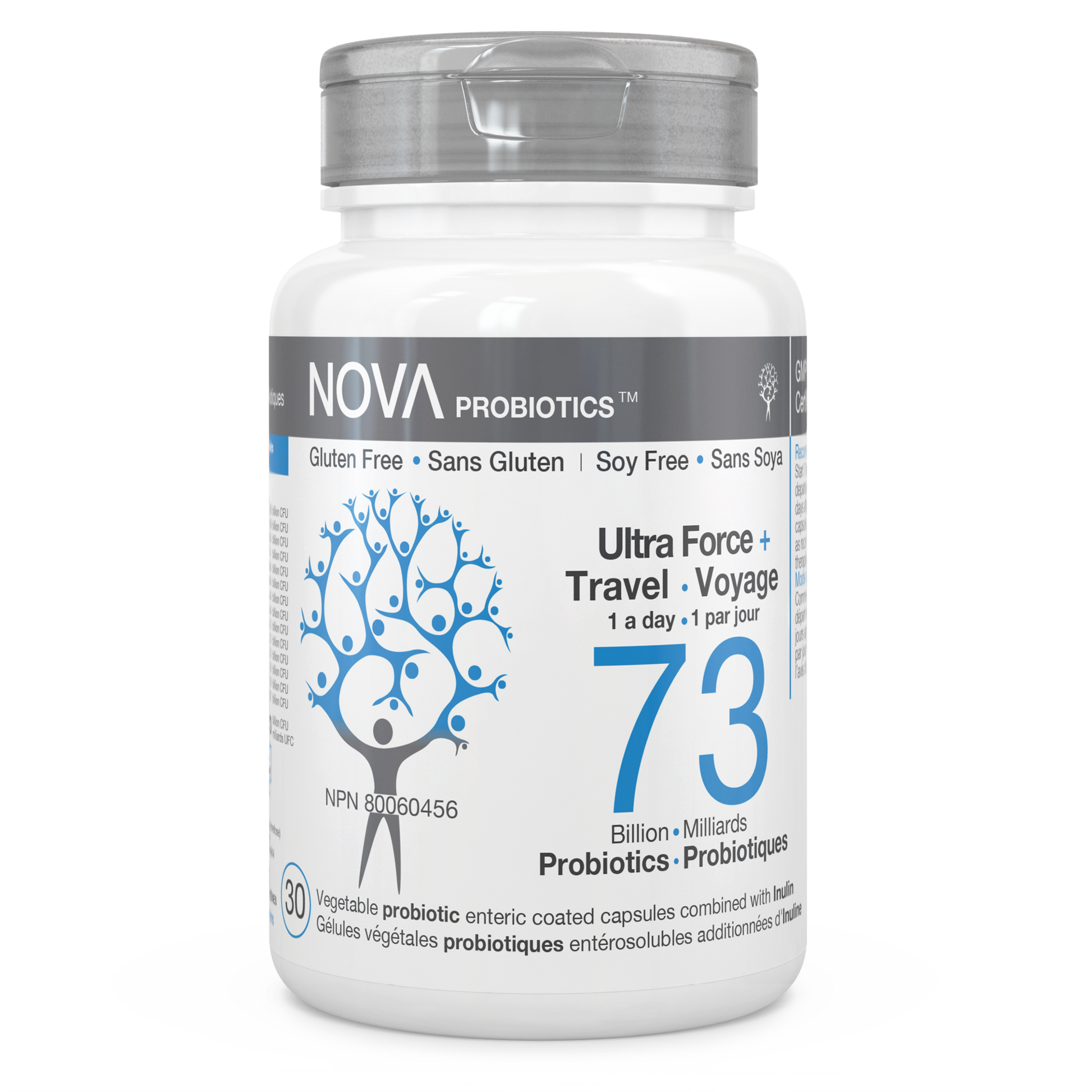Nova Probiotics Ultra Strength & Travel 73b 30 VCaps