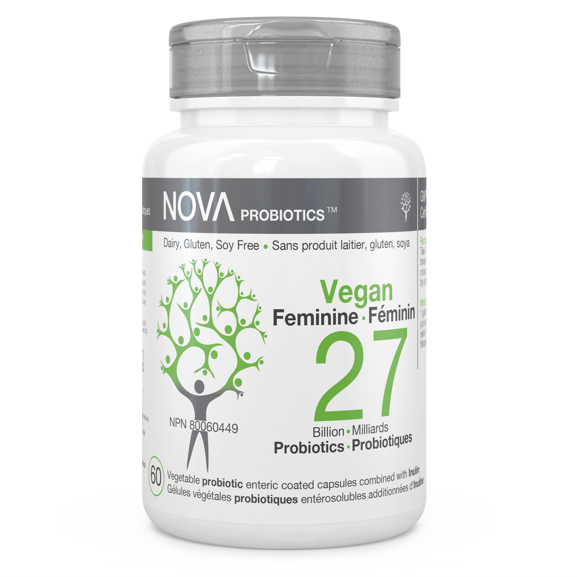 Nova Vegan Probiotics Feminine 27b 60 VCaps