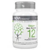 Nova Vegan Probiotics Man 12b 60 VCaps