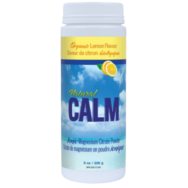 Natural Calm Magnesium Citrate Lemon 226g
