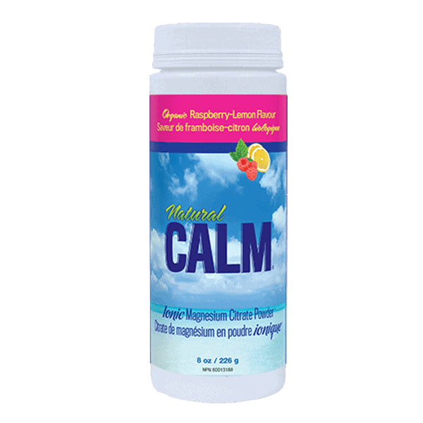 Natural Calm Magnesium Citrate Raspberry Lemon 226g