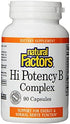 Natural Factors Hi Potency B Compound 90 Tabs