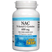 Natural Factors N-Acetyl-L-Cysteine 600mg 60 VCaps