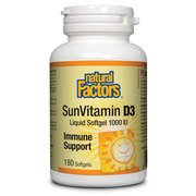 Natural Factors Vitamin D3 Softgels
