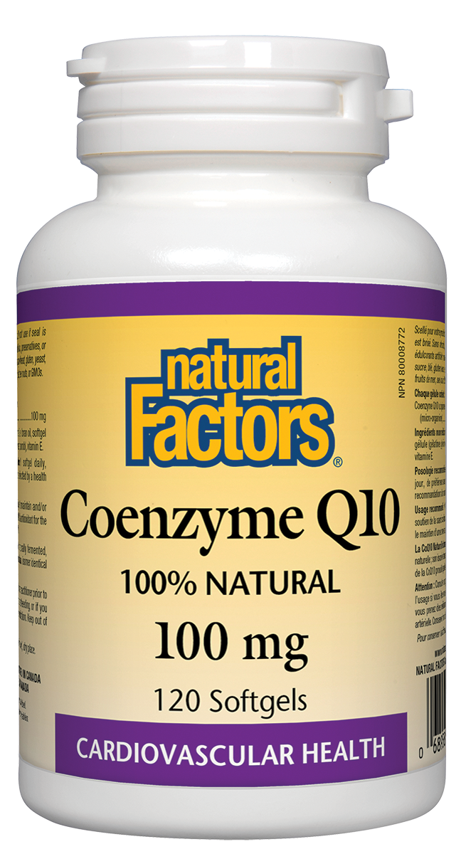 Natural Factors Coenzyme Q10 100mg