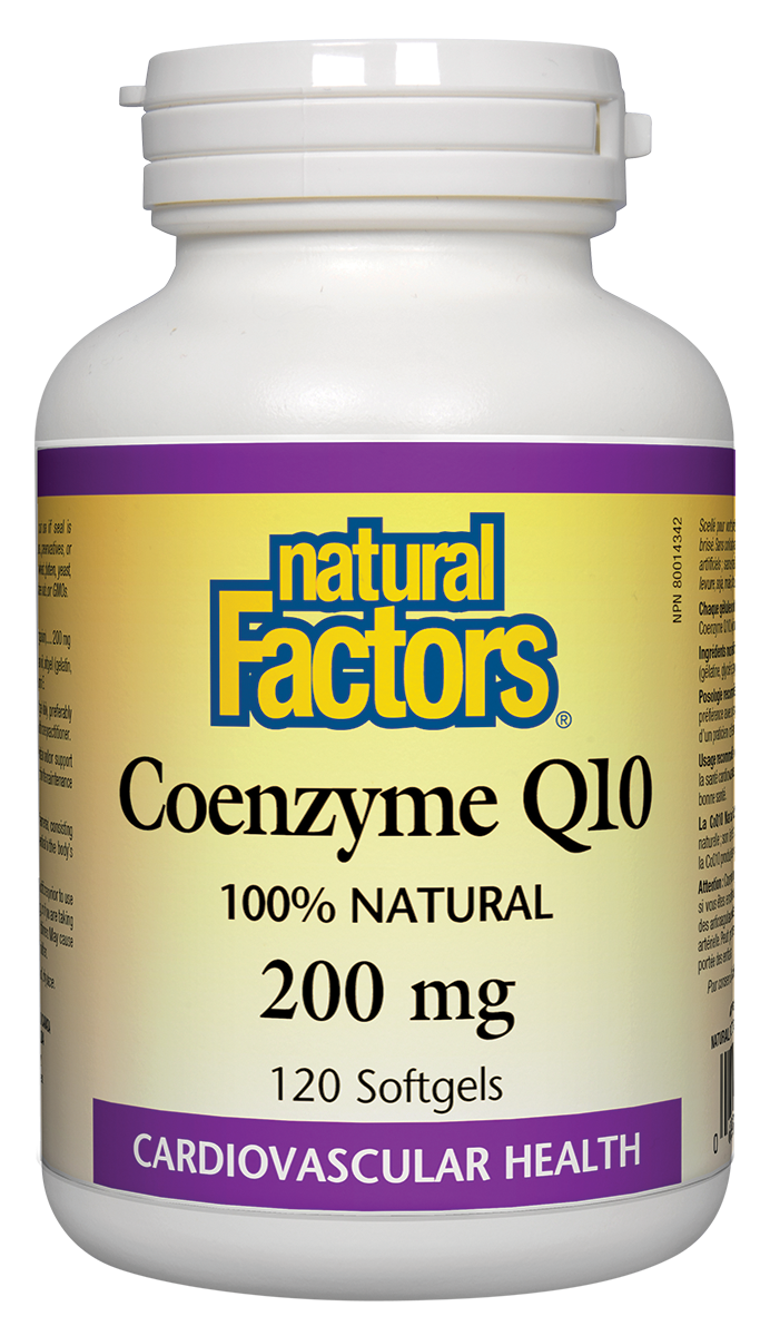 Natural Factors Coenzyme Q10 200mg