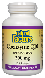 Natural Factors Coenzyme Q10 200mg