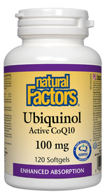 Natural Factors Ubiquinol Active COQ10 100mg