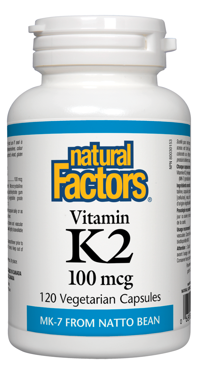 Natural Factors Vitamin K2 100mcg