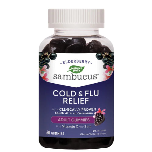 Nature's Way Sambucus Immune Cold & Flu 60 Chew