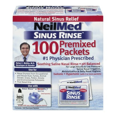 OTC NeilMed Sinus Rinse Refills 100 pack