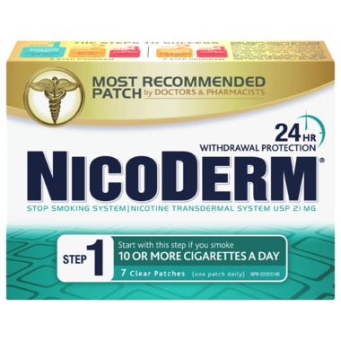 OTC NicoDerm Step-1 21 mg 7 Patches