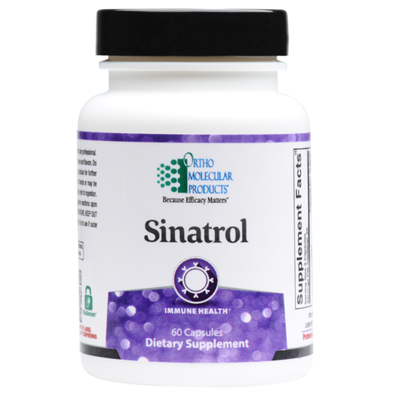 Ortho Molecular Products Sinatrol 60Caps