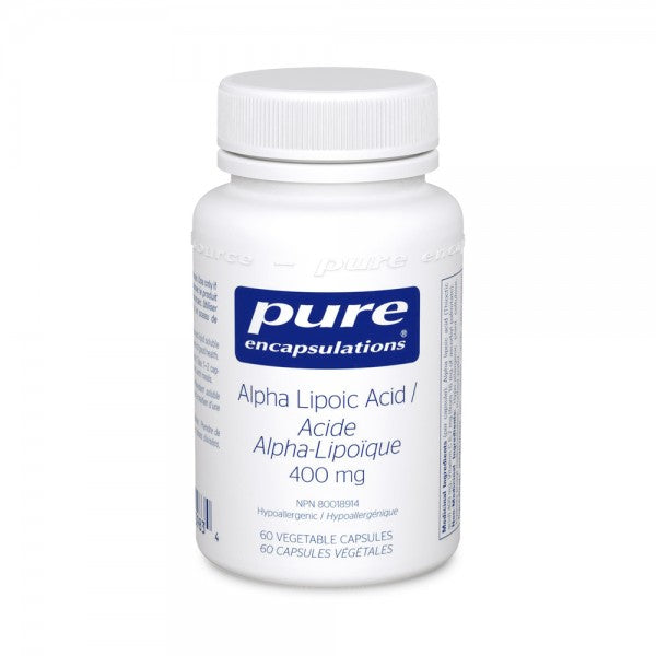 Pure EnCapsulations Alpha Lipoic Acid 400mg 60 VCaps