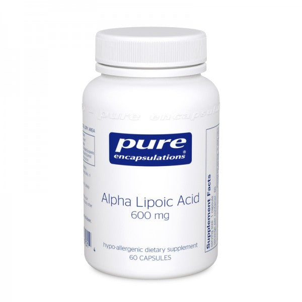 Pure EnCapsulations Alpha Lipoic Acid 600mg 60 VCaps