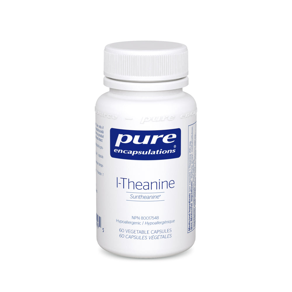 Pure EnCapsulations L-Theanine 60 VCaps