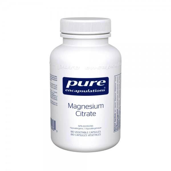 Pure EnCapsulations Magnesium Citrate 180 VCaps